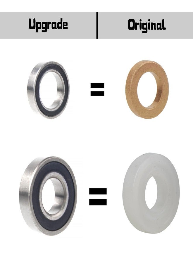 TOOMOD CW-01 Bearings with Dust Caps for Tamiya CW01 Lunch Box Grasshopper Hornet Chassis Upgrade Parts - Image 2